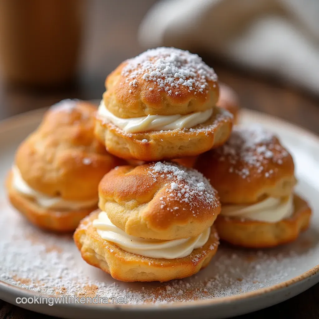 Pâte à Choux Mastery: Create Perfect Crispy Churro Cream Puffs